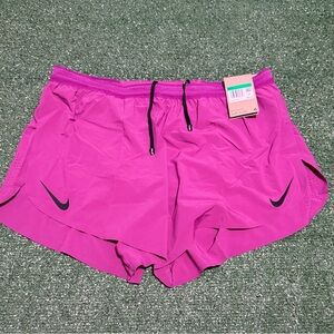 Nike Racing Running Shorts Men's XL Dri-fit Adv NWT $90 4" FN3352-518 Fuschia